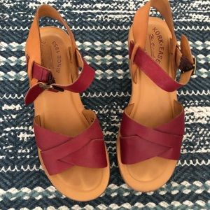 Kork Ease sandal wedges